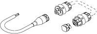 Horst self-limiting heating tape HBRA 65 °C - connection set