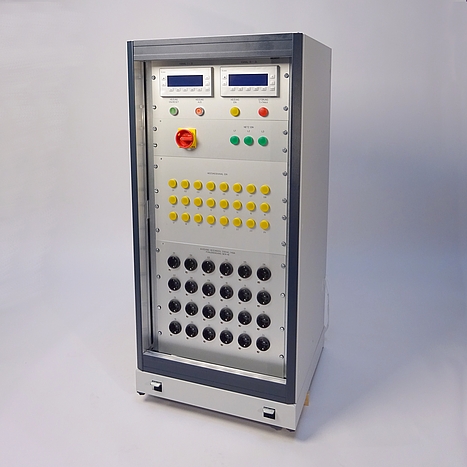 Horst Temperature regulator for 24 control zones in mobile 19" cabinet